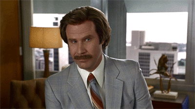 A gif shows Will Ferrell’s character from the movie Anchorman saying, “That doesn’t make any sense.”