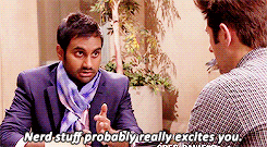 A Parks and Rec, meme about marketing nerds that get excited about marketing plans.