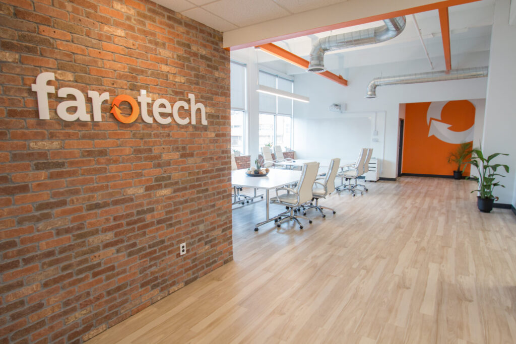Photo of the inside of Farotech staff offices