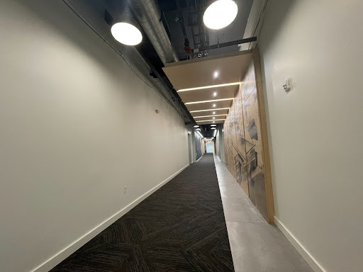 Photo of a hallway inside the Farotech office